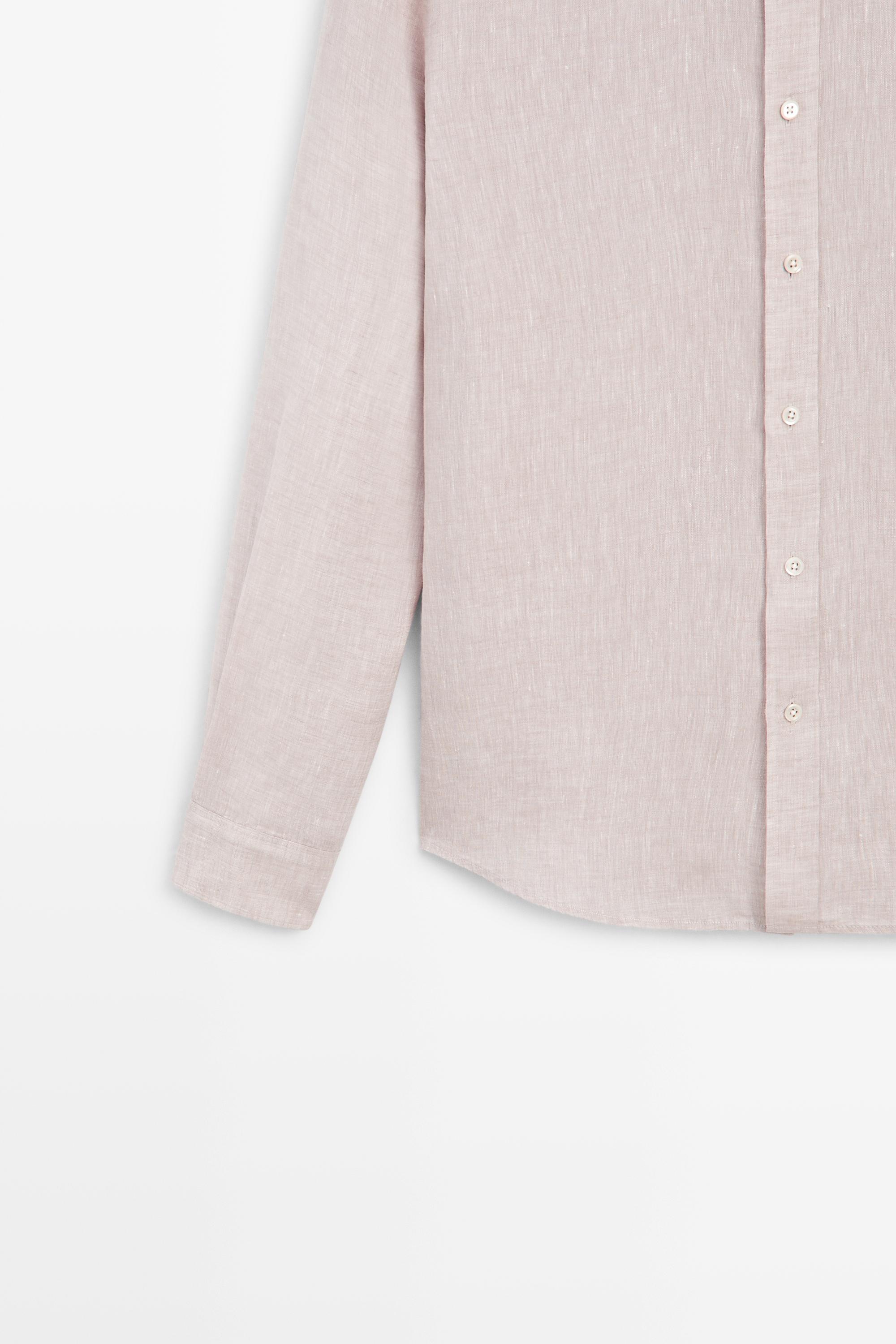 Chemise regular fit 100 % lin